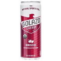 Golazo Organic Caffeinated Electrolyte Drink, Hibiscus, 12 Ounce (Pack of 24)