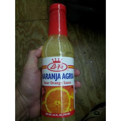 La Fe, Sour Orange Marinade Naranja Agria 24 Oz Plastic Bottle Safe