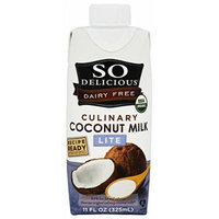 So Delicious - Dairy Free Culinary Coconut Milk Lite - 11 oz. (pack of 2)