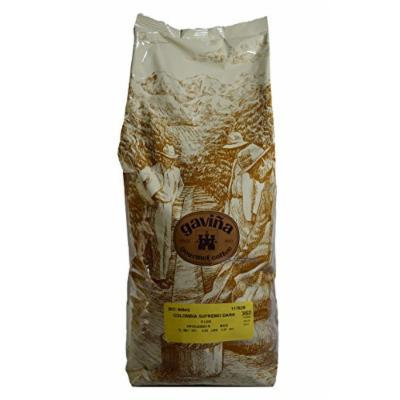 Gavina Colombian Supreme Dark Wholebean Coffee 1 (5) lb Bag #428