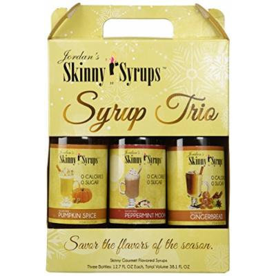 Skinny Syrup Holiday Trio Pumpkin Spice,, Peppermint Mocha, Gingerbread