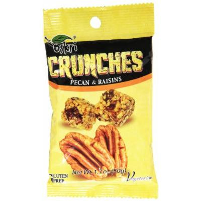 Oskri Crunch Snack, Pecan, 1.7 Ounce (Pack of 10)