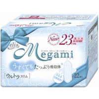 Elis Megami Ultra Slim for Heavy Days, 22 Pads with Wings