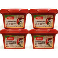 Haechandle Gochujang Hot Pepper Paste 1.1lbs - 1 Pack and 4 Pack- Combo (4 Pack)