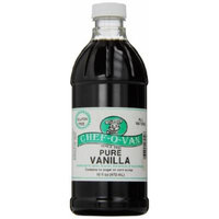 Chef-O-Van Natural Flavoring Extracts, Pure Vanilla, 16 Ounce