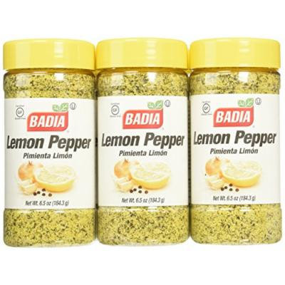 Badia Lemon Pepper Seasoning, 6.5-Ounce (Pack of 6)