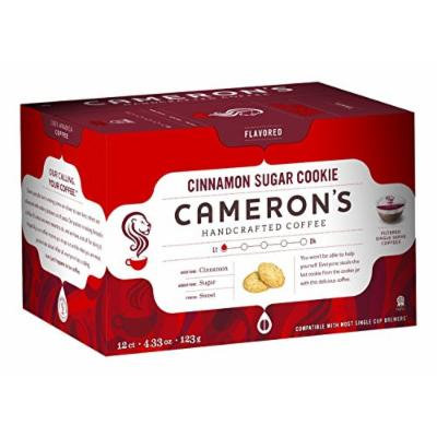Cameron's Single Serve Coffee, Cinnamon Sugar Cookie, 12 Count