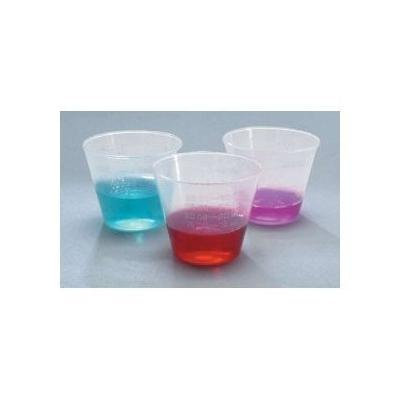 Medicine Cups - Plastic, 1 oz., 50 Pack / Case, 50 Tube / Case, 5,000 Unit / Case