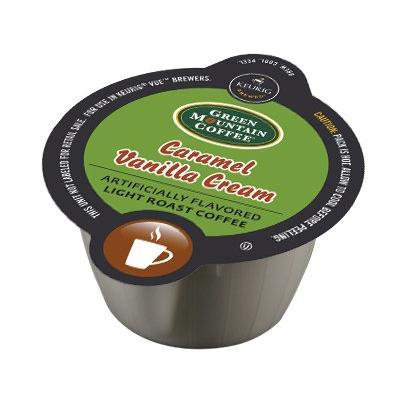 32 Count - Green Mountain Caramel Vanilla Cream Vue Cup For Keurig Vue Brewers