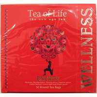 Tea of Life Energy, 50 Round Tea Bags 2.6 Oz.
