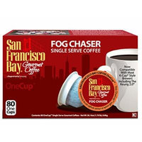 San Francisco Bay Fog Chaser 80 Ct Box 46059 - K-cup Fog Chaser Coffee - Biodegradable K-cups