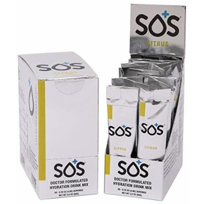 SOS Rehydrate Drink, Citrus, 3.2 Ounce