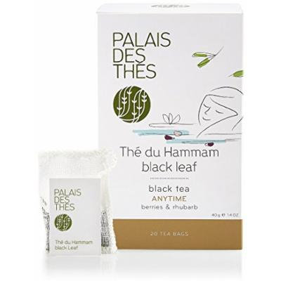 Palais des Thés, Thé de Hammam, Black Tea with Berries and Rhubarb, (20 Tea bags)