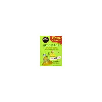 4c Green Tea, Antioxidant with Honey & Natural Lemon Flavor - (1) Box of 24 Packets