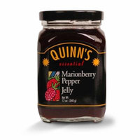 Gourmet Marionberry Pepper Jelly - Marionberries, Red Bell Peppers & Jalapeños - by Quinn's (Pack of 3)