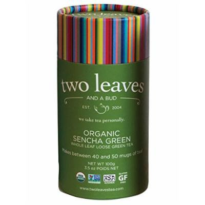 Two Leaves and a Bud Organic Sencha Green Loose Leaf Tea, 3.5 oz