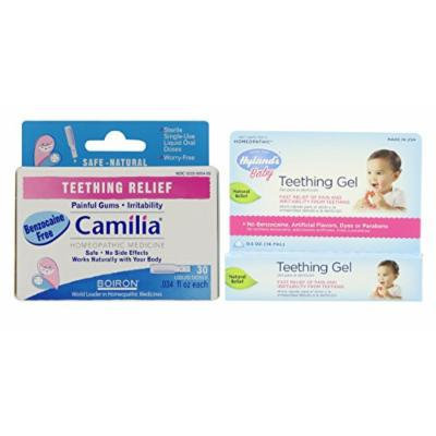Boiron Camilia Teething Relief (30 Count) with Hyland's Teething Gel