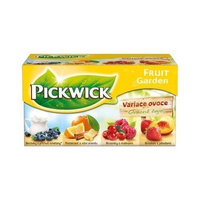 Pickwick Fruit Garden Varieties (Blueberry, Orange & Spices, Cranberry & Raspberry, Peach & Strawberry) 20 Tea Bags, (Pack of 4)