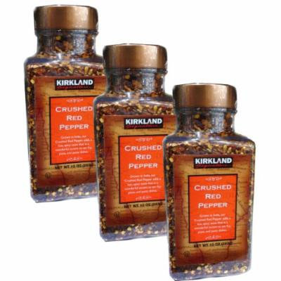 3 Pack Lot Kirkland Signature Crushed Red Pepper Flakes 10oz.