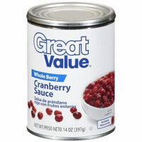 Great Value, Whole Berry, Cranberry Sauce