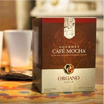 3 Boxes Organo Gold Gourmet Cafe Mocha with Ganoderma Lucidum Extract + Free 3 Sachets Gano Excel Ganocafe Mocha Coffee