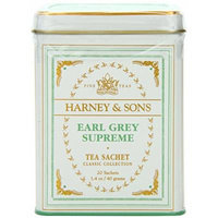 Harney & Sons Classic Earl Grey Supreme Tea 1.4 oz / 40 grams 20 (Tea Sachets) - Pack of 4