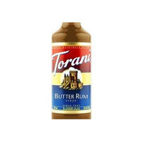 Torani Butter Rum Syrup (1 Single 750 ml bottle)