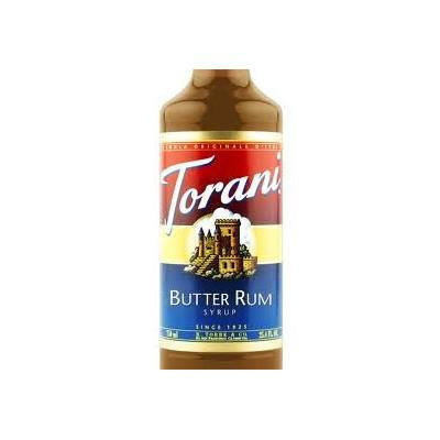Torani Butter Rum Syrup (1 Single 750 ml bottle)