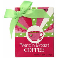Too Good Gourmet Pink Cup Gift Set with French Roast Coffee, (Pack of 24)