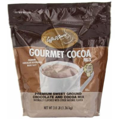 Caffe D'Amore Epicurean Sweet Ground Chocolate, 3-Pound Package