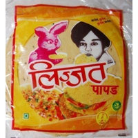 Lijjat Udad Pepper Papad 7 Oz