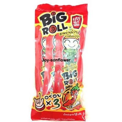 10 PACKS TAOKAENOI TAO KAE NOI GRILLED JAPANESE SEAWEED BIG ROLL SPICY FLAVOR From Thailand