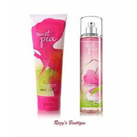 Bath & Body Works Signature Collection SWEET PEA Gift Set Triple Moisture Body Cream & Fragrance Mist