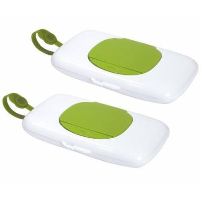 OXO Tot On-the-Go Wipes Dispenser, 2 Pack, Green