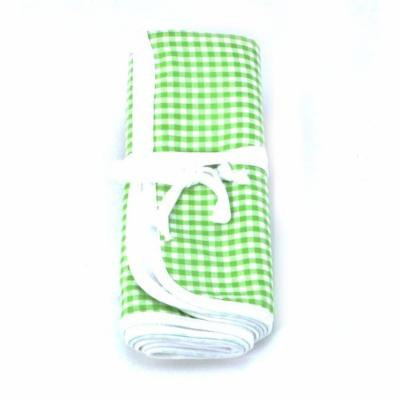 Infantissima Changing Pad, Gingham Apple Green
