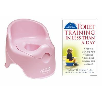 Summer Infant Lil' Loo Potty with Toilet Training In Less Than a Day Guide Book, Pink