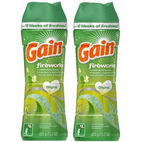 Gain Fireworks In Wash Scent Booster, Original, 13.2 Ounce (Pack of 2)