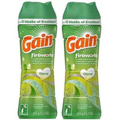 Gain Fireworks In Wash Scent Booster, Original, 13.2 Ounce (Pack of 2)