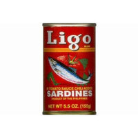 Sardines in Tomato Sauce with Chili Added (Spicy) - 5.5oz (Pack of 1)