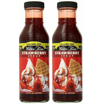 Walden Farms Strawberry Syrup 12oz (Pack of 2)