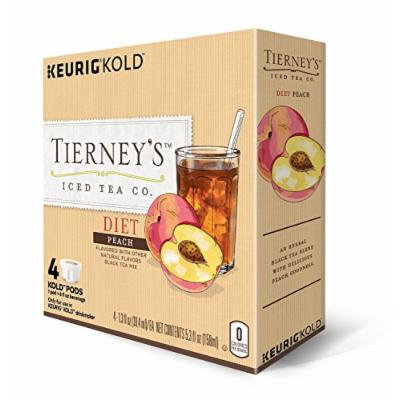 Keurig Tierney's Iced Tea Diet Peach (Box of 4)