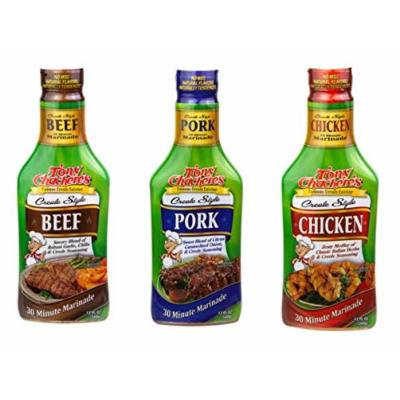 Tony Chachere Pourable Marinades, Variety Pack, 3 Count