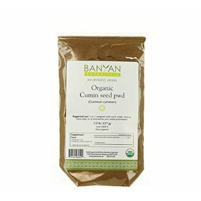 Banyan Botanicals Cumin Powder - Certified Organic, 1/2 lb - Cuminum cyminum - Common cooking spice that promotes healthy digestion