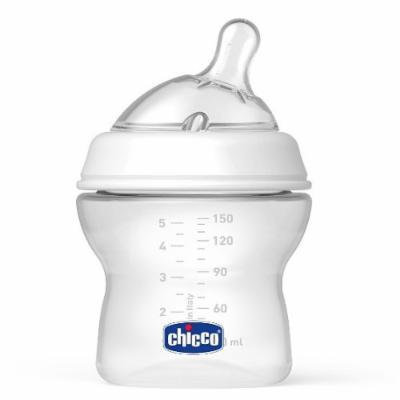 Chicco NaturalFit BPA FREE Baby Bottles and Nipples (5-Ounce Bottle and Newborn Flow Nipple)