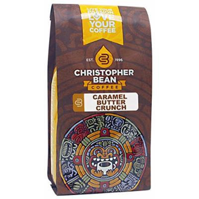 Christopher Bean Coffee Flavored Ground Coffee, Caramel Butter Crunch, 12 Ounce