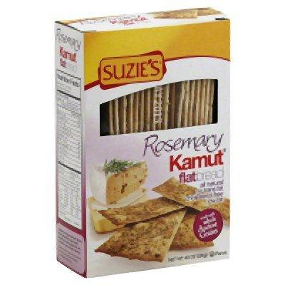 Suzies Kamut Flatbreads With Rosemary 4.5-Ounce Boxes (Pack of 12) - Pack Of 12
