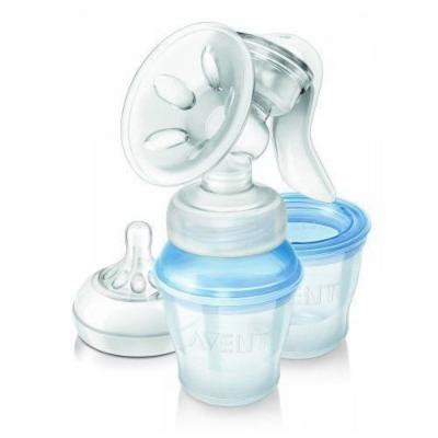 Philips Avent Natural Comfort Manual Breast Pump with 3 Storage Cups Scf330/12 Good Gift for Mom and Baby Fast Shipping Ship Worldwide