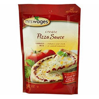 Mrs. Wages Pizza Sauce Tomato Seasoning Mix, 5 Oz. Pouch (Case of 12)