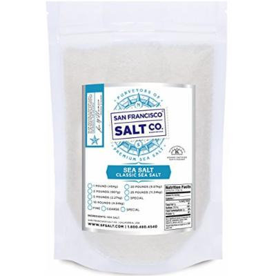 Pacific Ocean Gourmet Sea Salt, pure and natural sea salt Kosher Certified (Coarse Grain 20lbs)