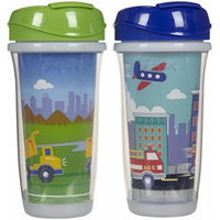Playtex Insulator/Playtime Cup, 9 Ounce, Transportation Theme, 2 Pack